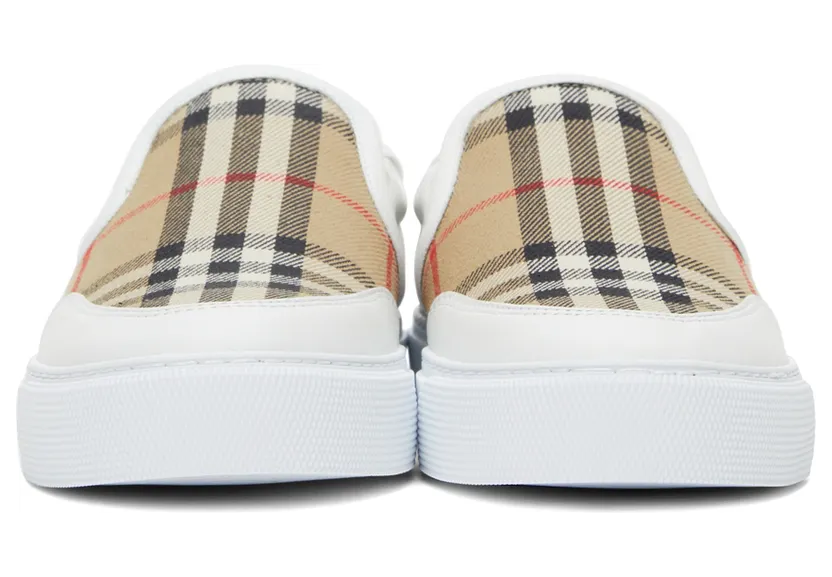 Burberry Salmond Check Slip-On Sneakers (8043212) (2)