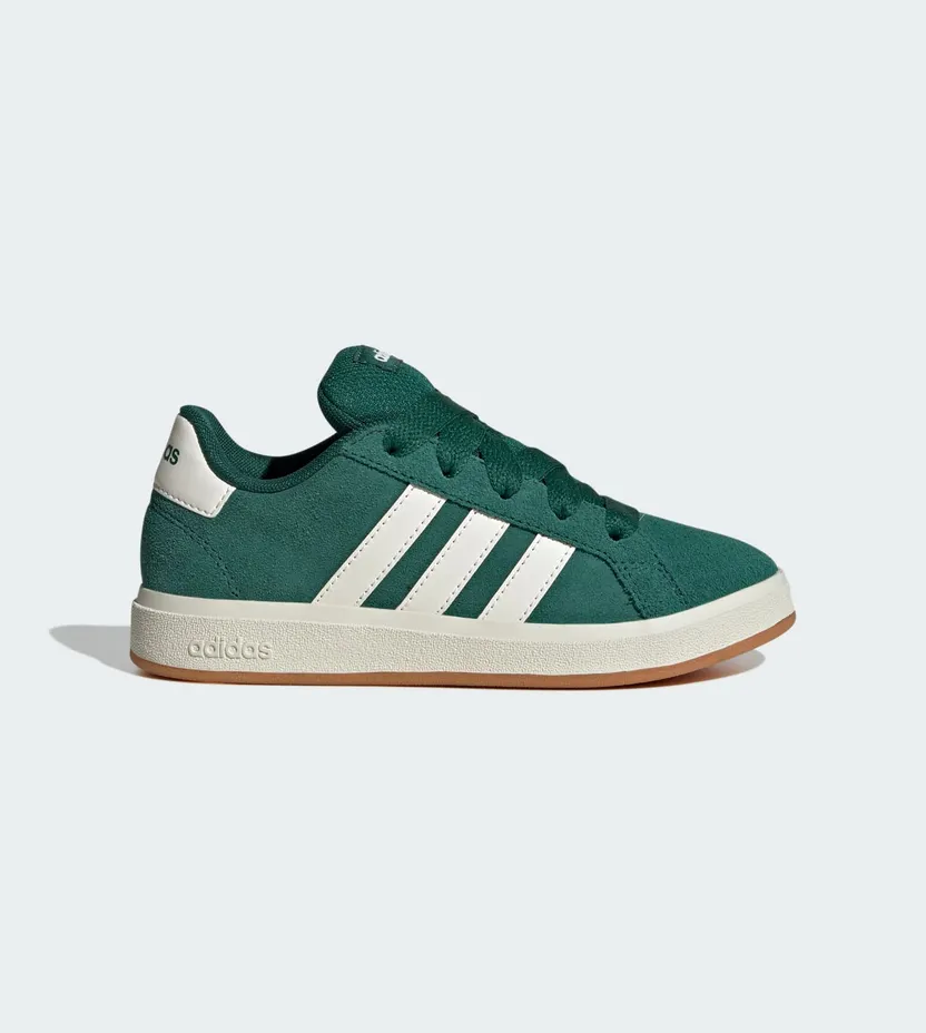 Adidas Grand Court 00s Kids Collegiate Green / Off White / Gum (JP5893)