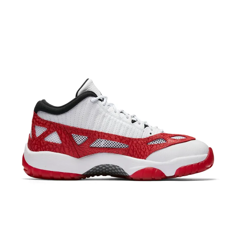 Jordan 11 Retro Low IE White Gym Red White/Gym Red-Black (919712-101)