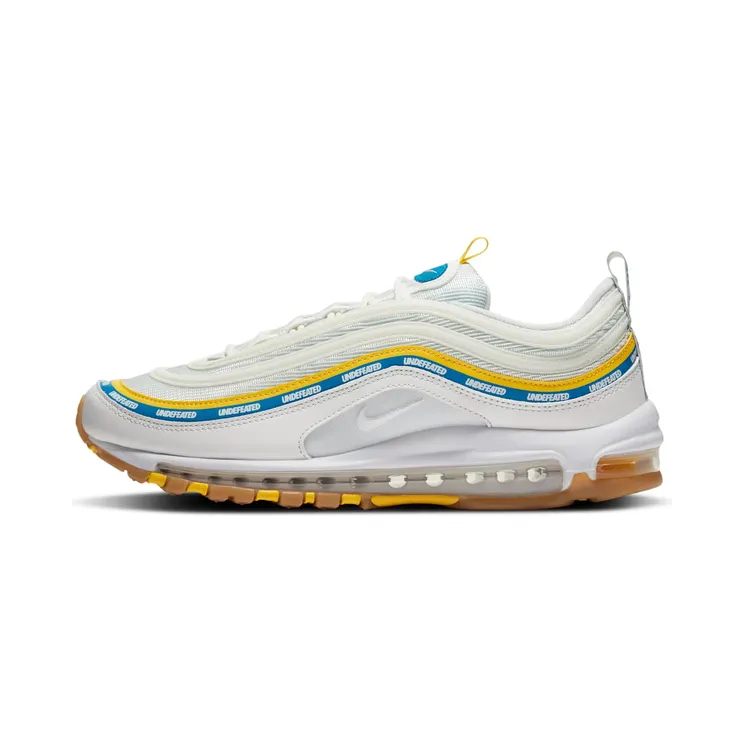 Nike Air Max 97 Undefeated UCLA “Sail / Aero Blue / Midwest Gold / White” (DC4830-100)