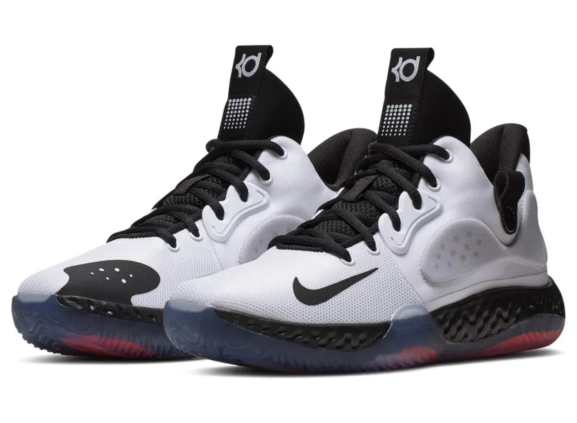 Nike KD Trey 5 VII White Bright Crimson Black (AT1200-100/AT1198-100)