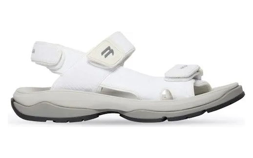 Balenciaga Tourist Sandal White Grey (706277W2CCF1912)