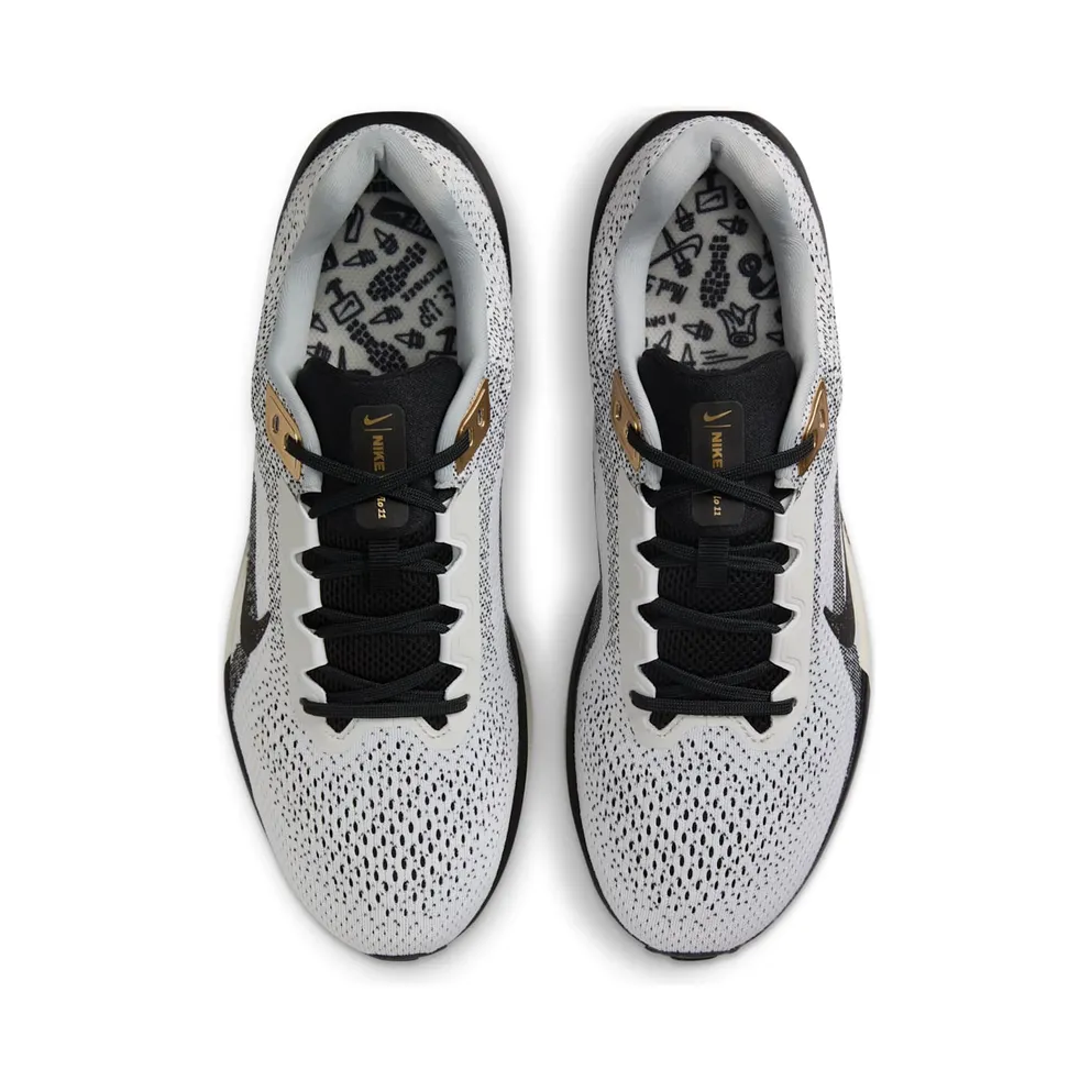 Nike Winflo 11 SE White Metallic Gold Light Smoke Grey Black (HQ7975-100)