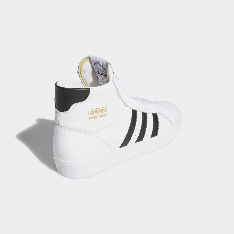 adidas Basket Profi Cloud White Black Cloud White/Core Black/Gold Metallic (FW3108)