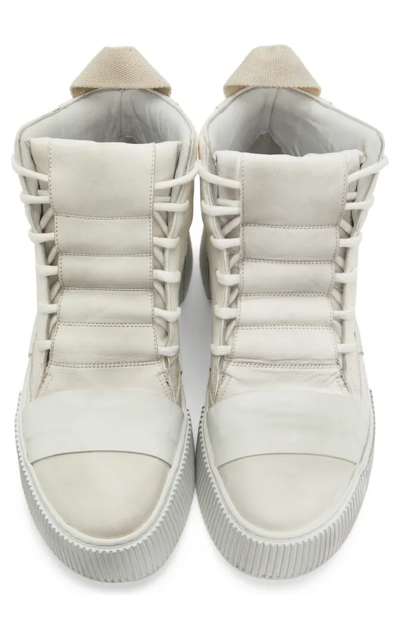 Boris Bidjan Saberi Off-White High Bamba 1.1 Sneakers (288-SS2200B1000000SM-0007) (5)