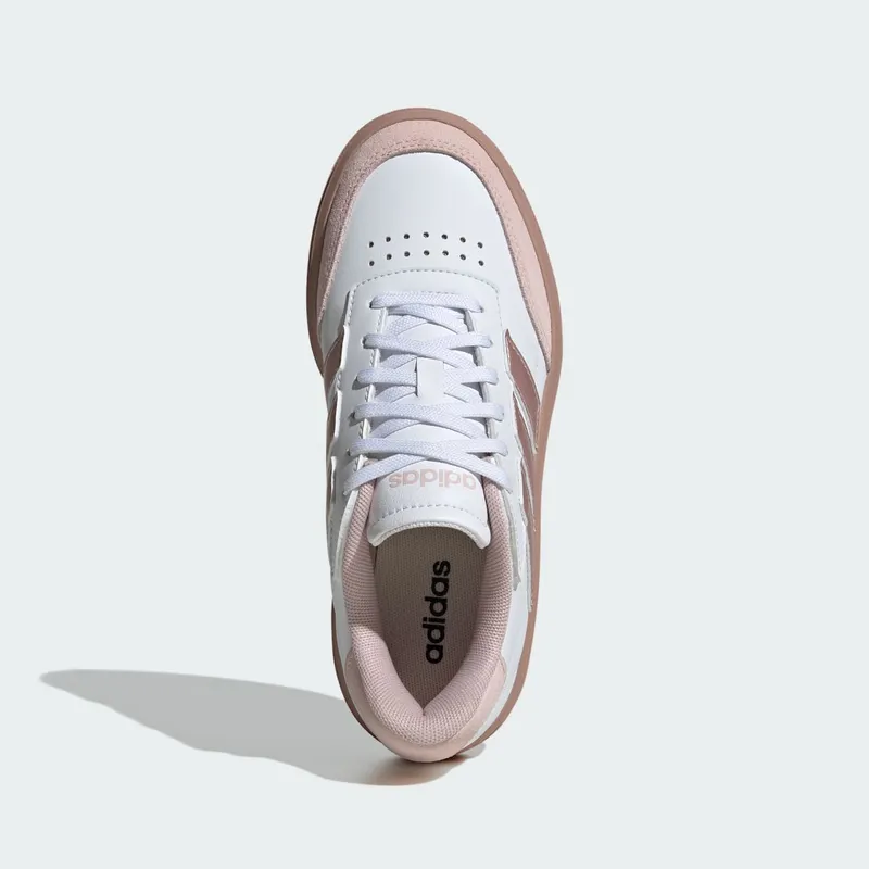 adidas Courtblock Cloud White Sandy Pink Met. Sandy Pink (ID6498)
