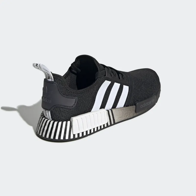 adidas NMD R1 Gradient Monochrome Black White Core Black/Cloud White/Core Black (FV3649)
