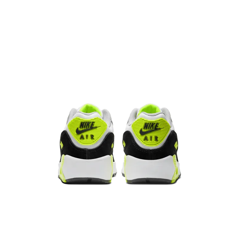 Nike Air Max 90 OG Volt 2020 (GS) White/Particle Grey-Black-Volt (CD6864-101)
