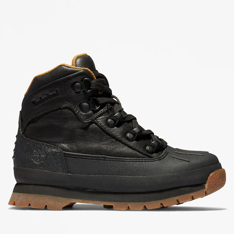 Timberland Euro Hiker Shell Toe Boot Black Gum (TB0A1NJ4-001)