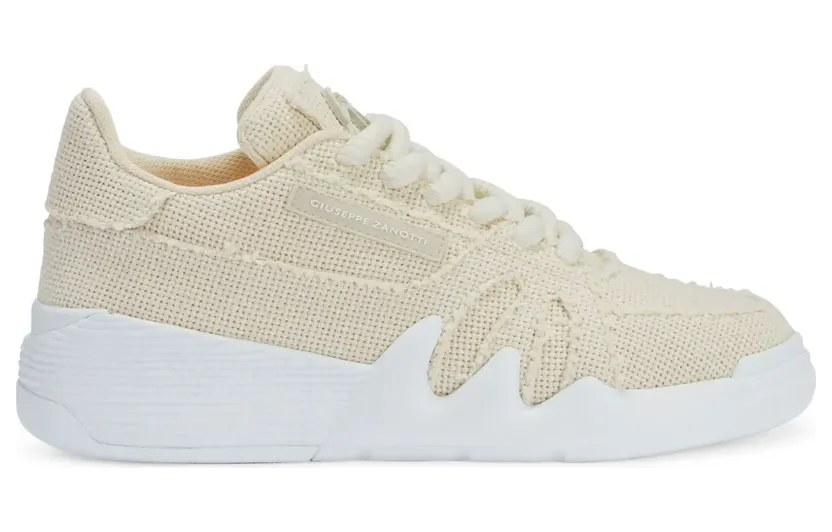 Giuseppe Zanotti Talon Sneakers mit ausgefransten Kanten – Nude (RM40000002)