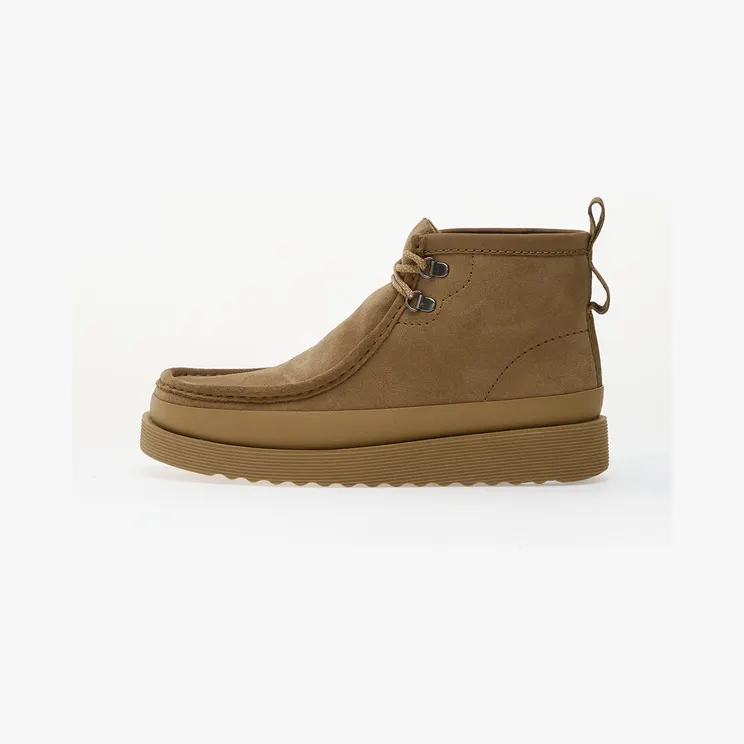 Clarks Wallabee FTR2 Hi Dark Sand Suede