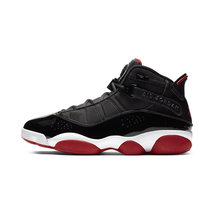 Jordan 6 Rings ‘Black Varsity Red’ Black/Varsity Red-White (322992-062)