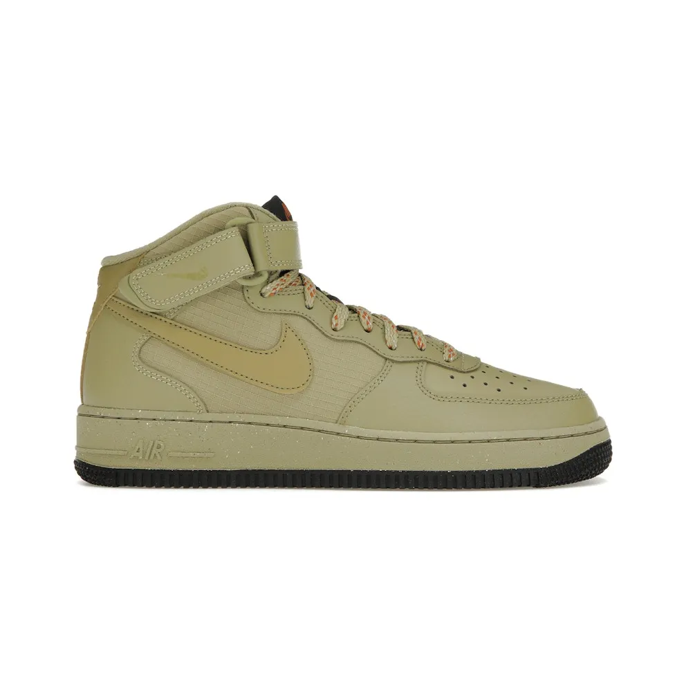 Nike Air Force 1 Mid ’07 “Neutral Olive / Black / Dark Russet” (FB8881-200)