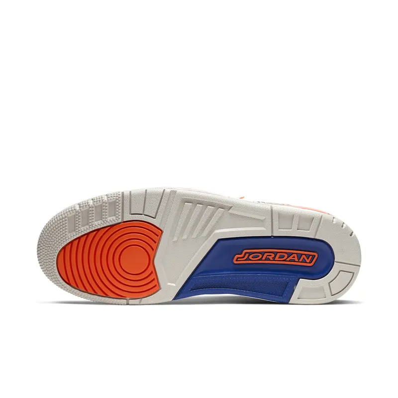 Jordan 3 Retro Knicks White/Old Royal-University Orange-Tech Grey (136064-148)