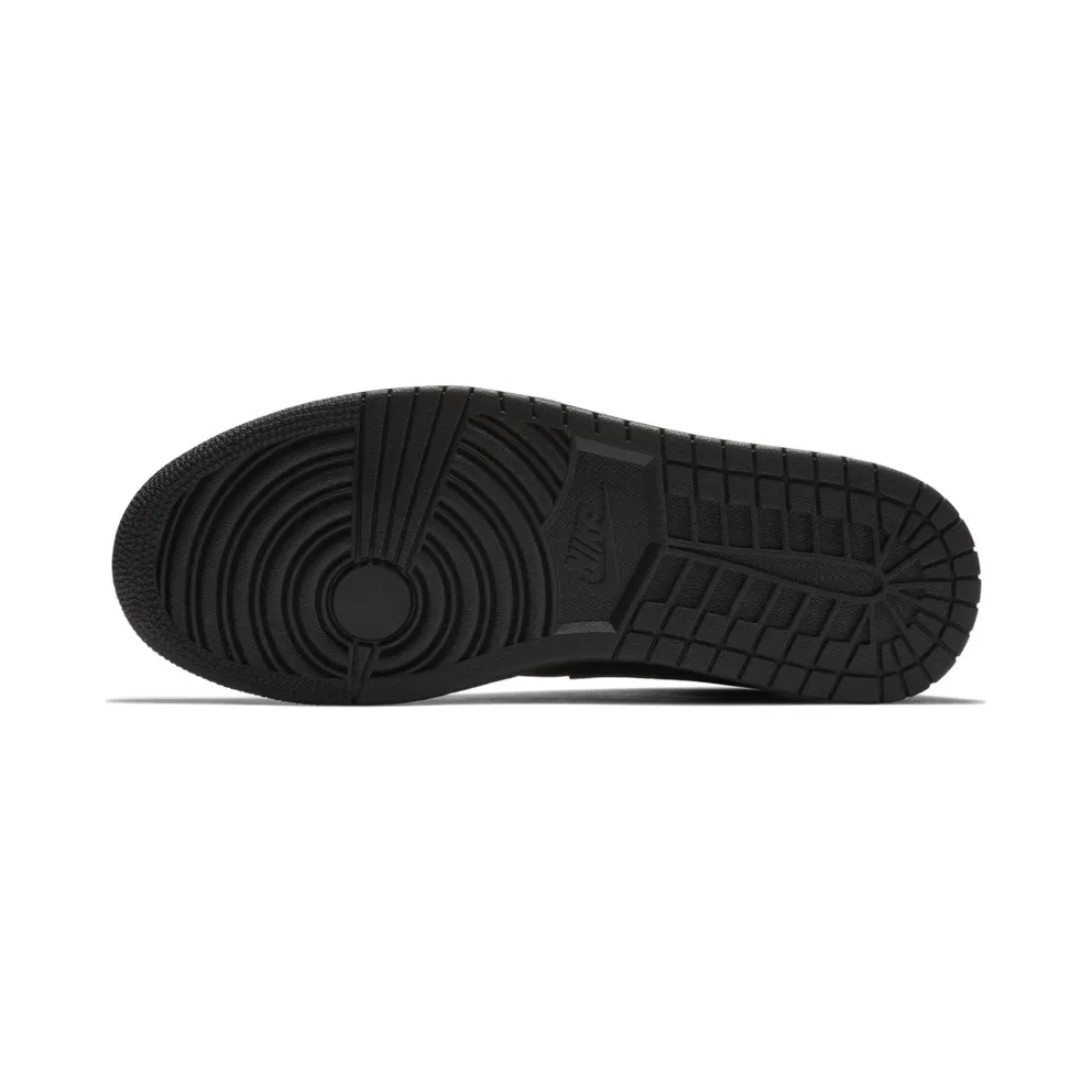 Jordan 1 Mid Black Dark Smoke Grey Black/Dark Smoke Grey-Black (554724-064)
