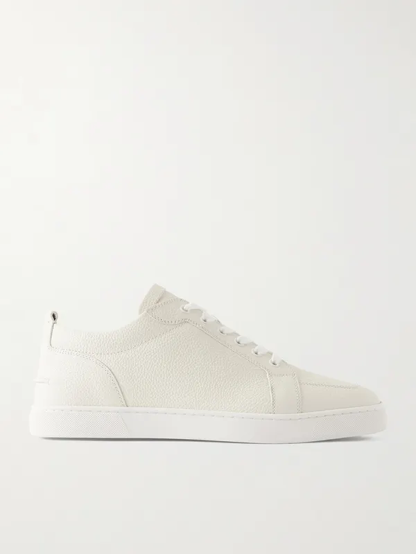 Christian Louboutin Rantulow Full-Grain Leather Sneakers White (3250203)