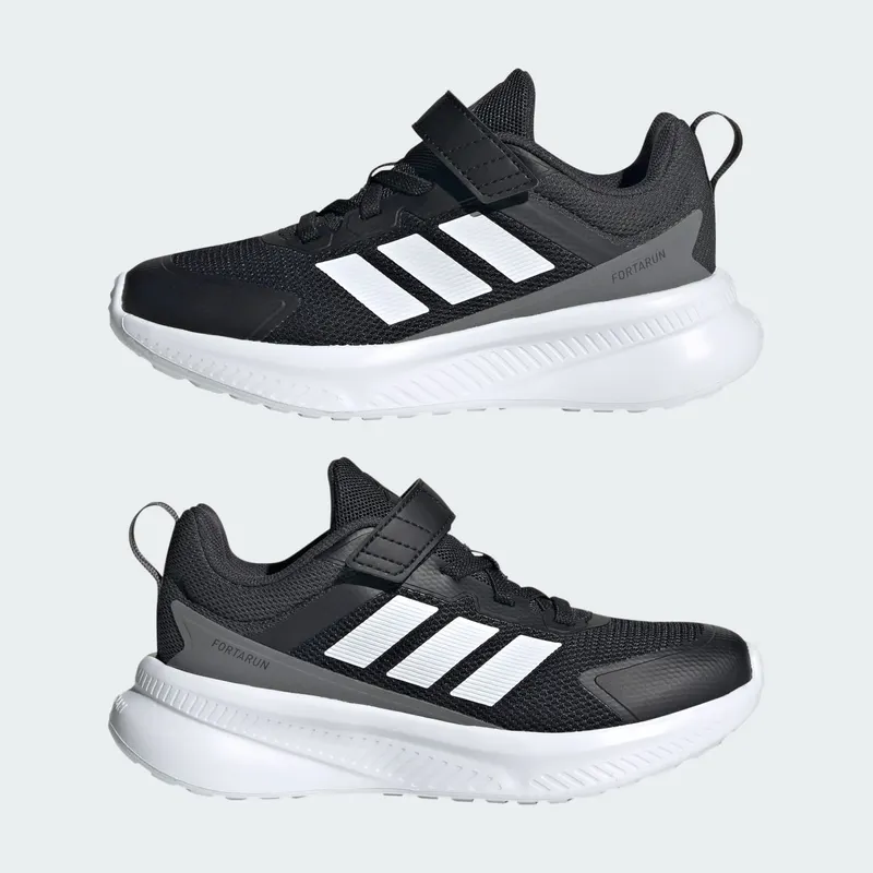 Adidas Fortarun 4.0 Kids Core Black / Cloud White / Carbon (JQ5193)