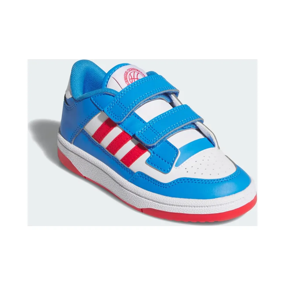 Adidas Rapid Court Kids Lucid Ray Blue / Pure Ruby / Cloud White (JS4765)