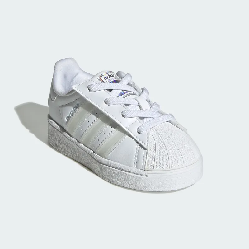 Adidas Superstar Led Lights Comfort Closure Elastic Lace Kids Cloud White / Cloud White / Cloud White (JQ6418)