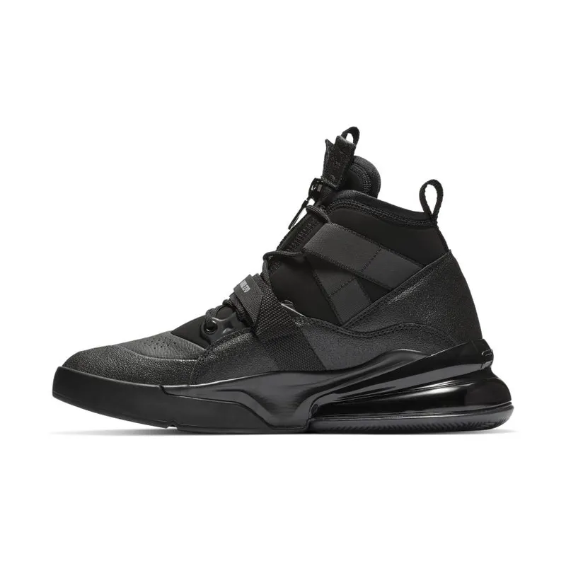 Nike Air Force 270 Utility Black Metallic Silver Black/Black-Metallic Silver (AQ0572-002)