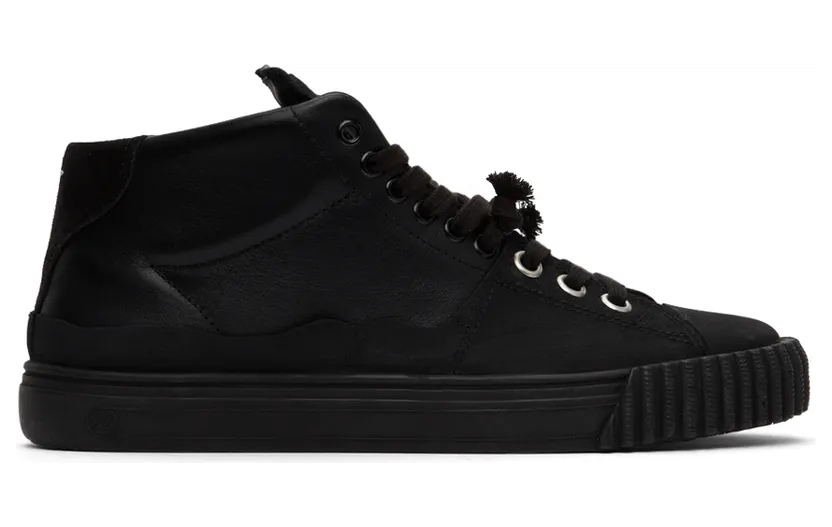 Maison Margiela White Leather Mid-Top Sneakers (S97WS0054 P4366)