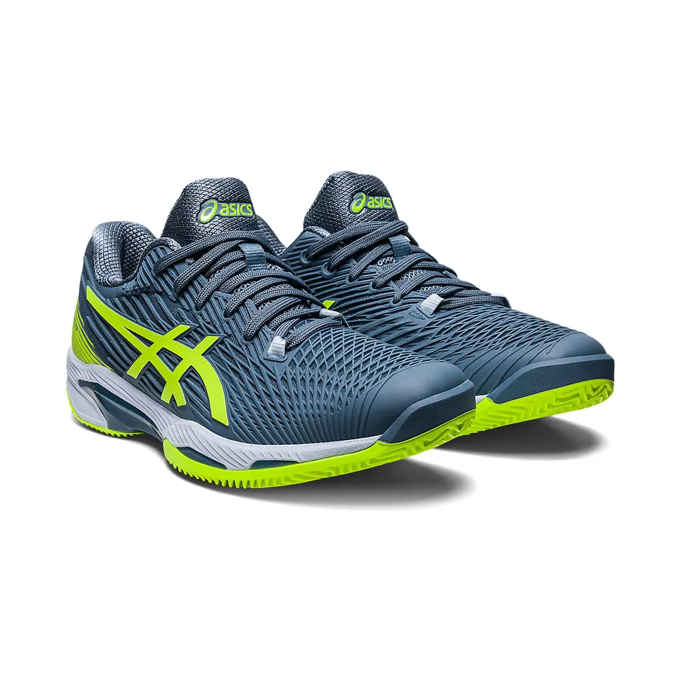 Asics SOLUTION SPEED FF 2 CLAY Steel Blue/Hazard Green (1041A187.402)