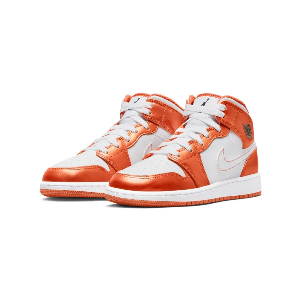 Air Jordan 1 Mid Metallic Orange (GS) (DM4228-800)
