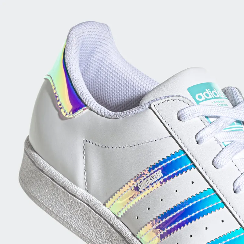 adidas Superstar Cloud White / Pulse Aqua / Pink Tint (GX3386)