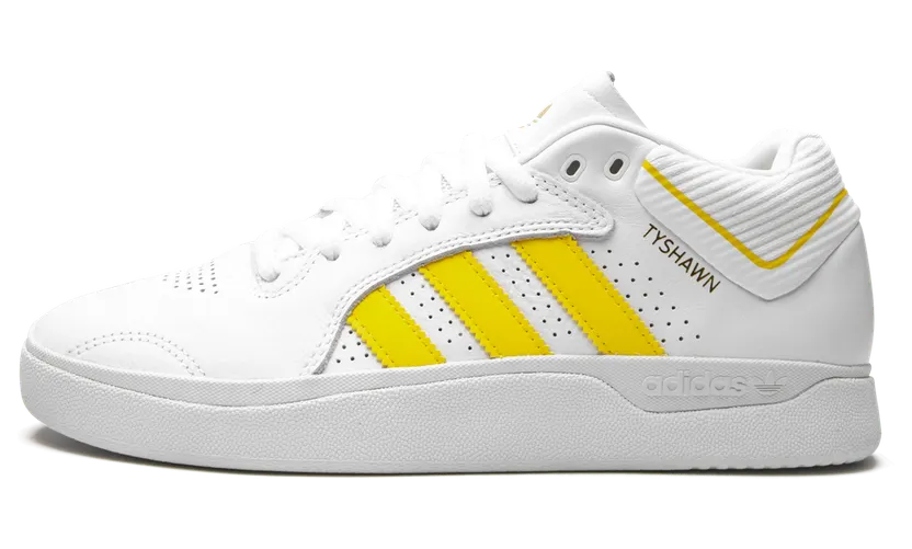 adidas Tyshawn Cloud White / Yellow / Gold Metallic (FY7476)