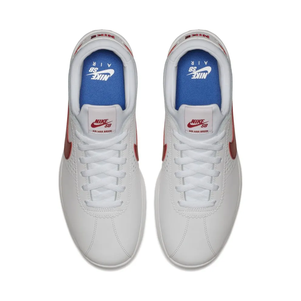 Nike SB Air Max Bruin Vapor White Red White/Classic Blue-Gym Red (882097-100)
