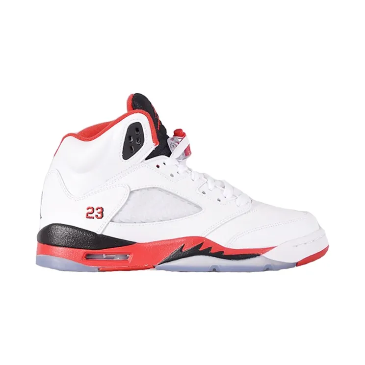 Air Jordan 5 Retro GS Fire Red Black Tongue (440888-120)