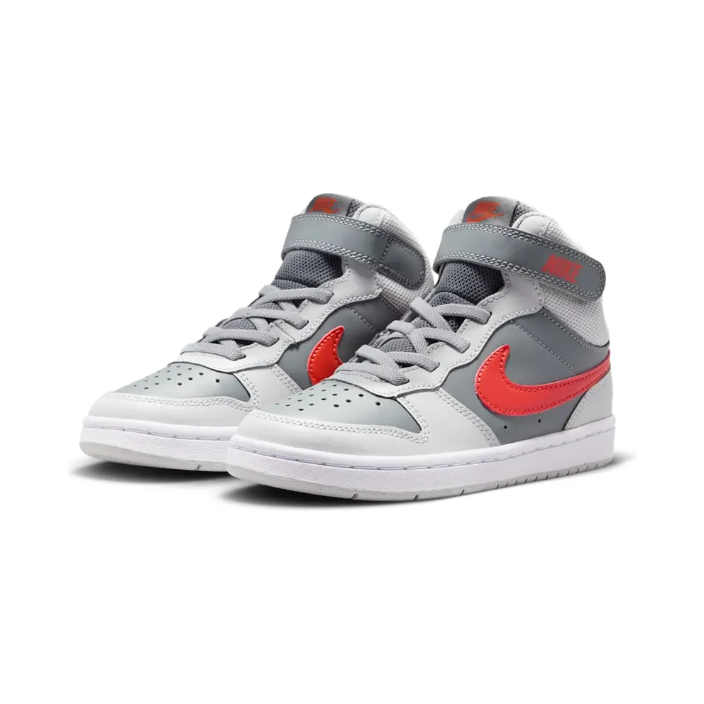Nike Court Borough Mid 2 Smoke Grey Picante Red (CD7783-017)