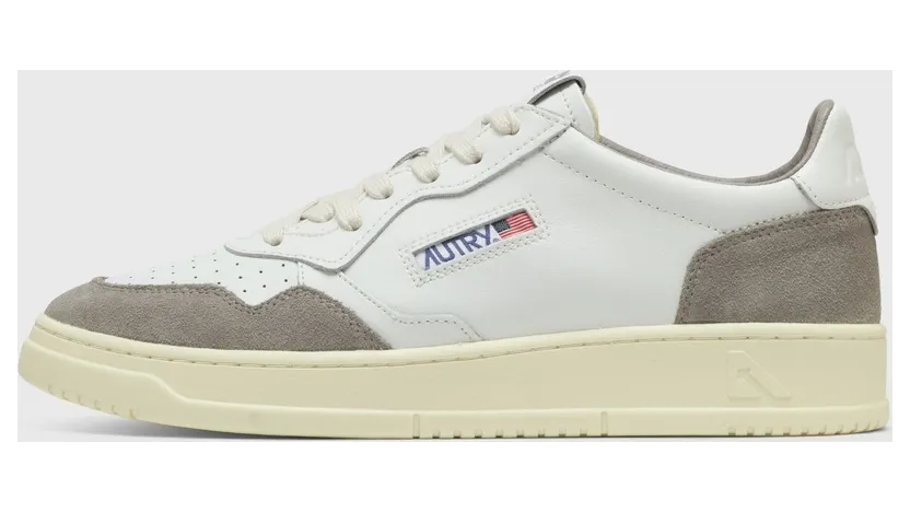 Autry Medalist Leather Low White Vapor
