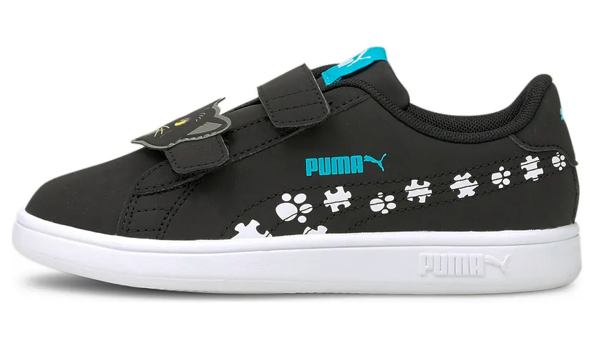 Puma Smash v2 Summer Animals kinderen Wit/Zwart (368788-01)