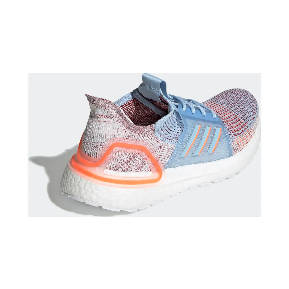 Adidas UltraBoost 19 ‘Coral Glow Blue’ Glow Blue/Hi Res Coral/Active Maroon (G27483)