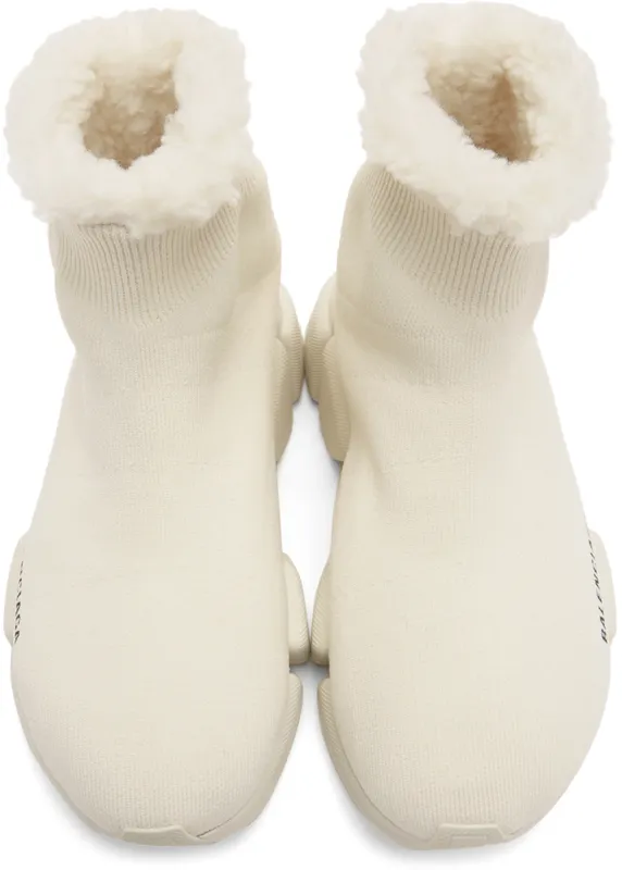 Balenciaga Off-White Sherpa Speed 2.0 (669789 W2DI3)