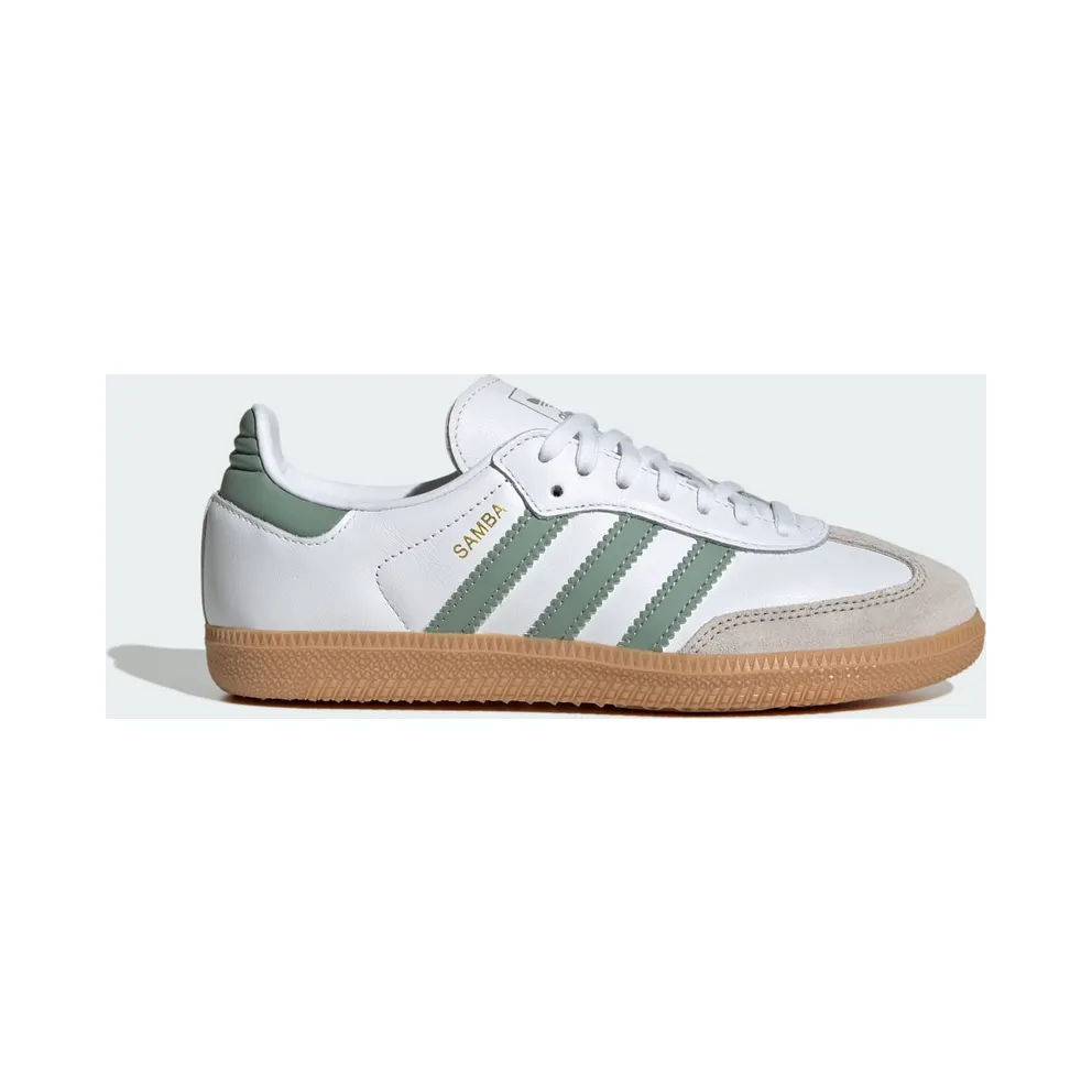 Adidas Samba OG Kids Cloud White / Silver Green / Gum (JP5479)