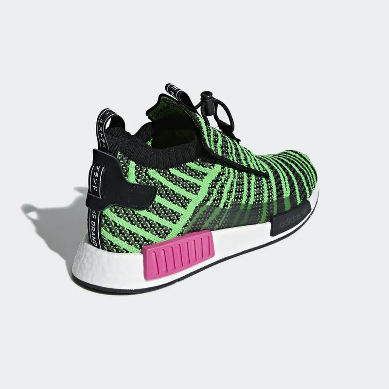 adidas NMD TS1 Watermelon Core Black/Shock Lime/Grey (B37628)