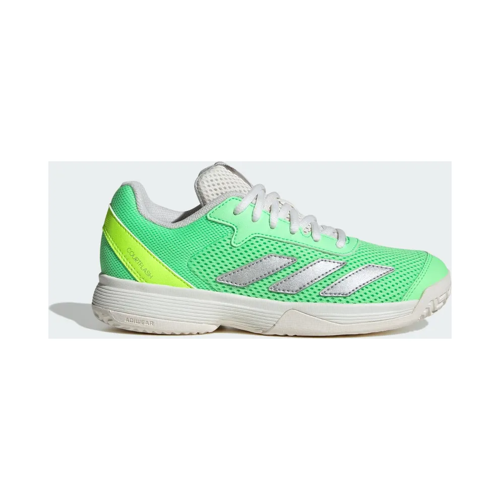 Adidas Courtflash Tennis Kids Pure Teal / Silver Metallic / Lucid Lemon (JH5124)