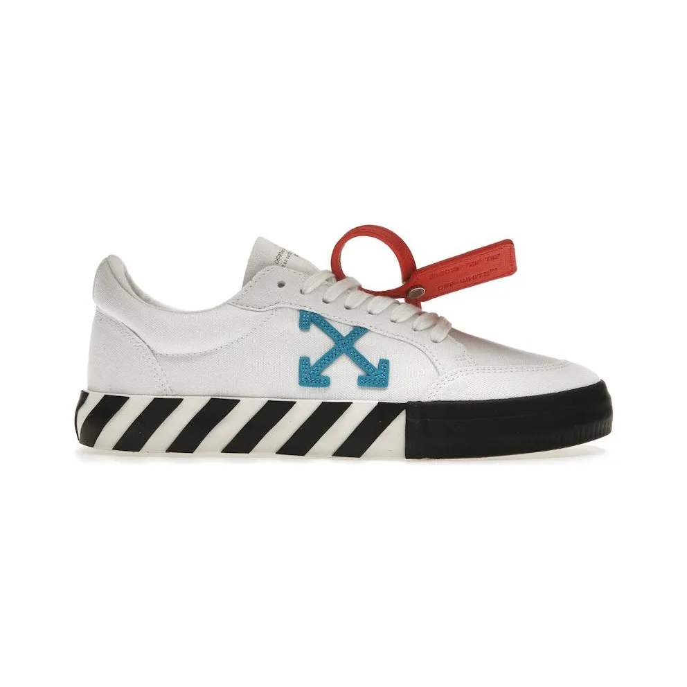OFF-WHITE Vulcanized Low White Teal Canvas (OMIA085S23FAB0010145)