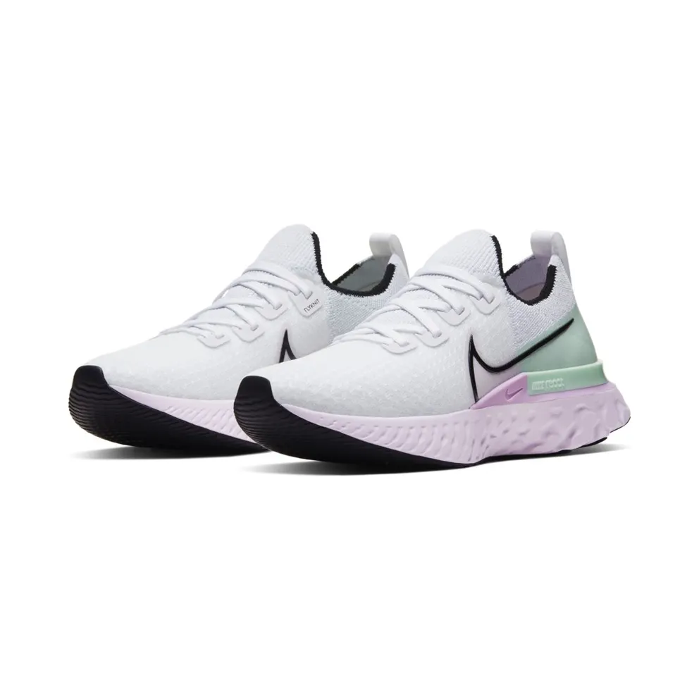 Nike React Infinity Run Flyknit White Iced Lilac (W) White/Iced Lilac/Pistachio Frost (CD4372-100)
