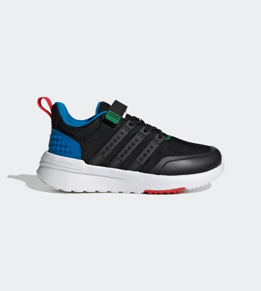 adidas adidas x LEGO® Racer TR21 met Elastische Veters en Klittenband Core Black / Core Black / Shock Blue (HQ1314)