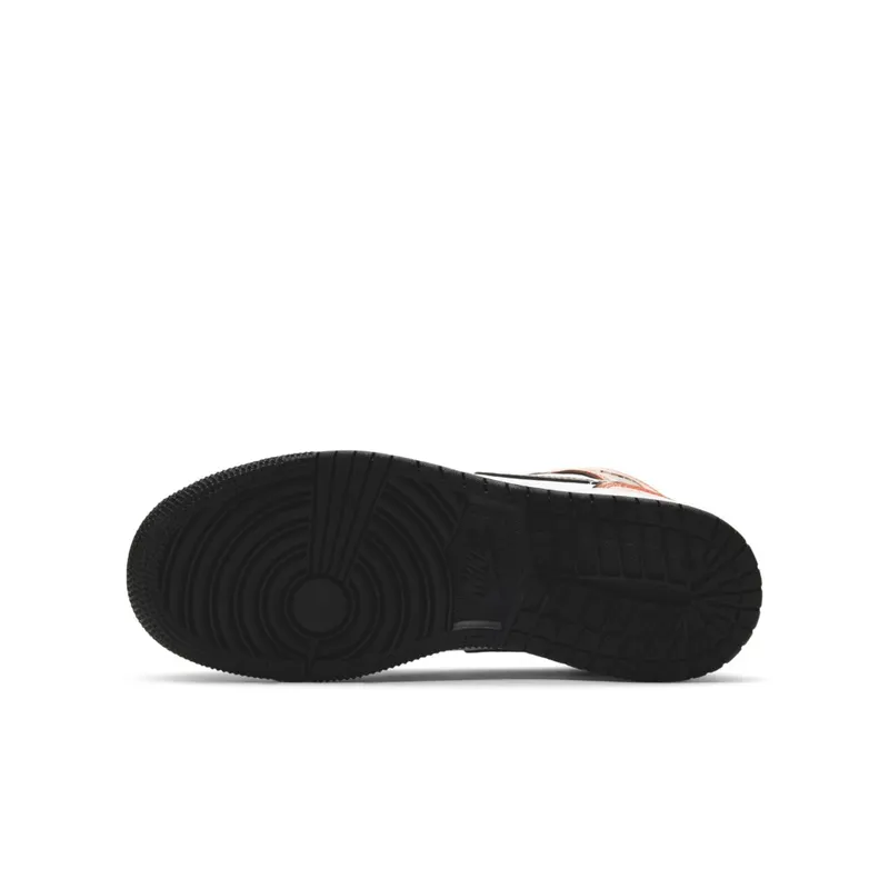 Jordan 1 Mid Turf Orange (GS) Turf Orange/Black/White (BQ6931-802)