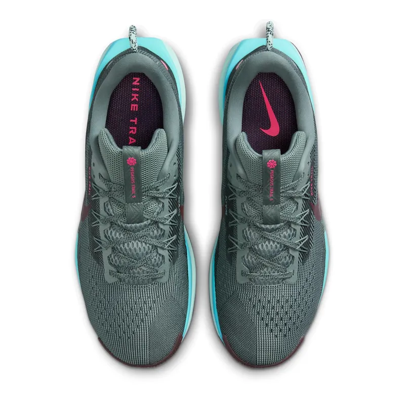 Nike React Pegasus Trail 5 Clay Green Seaweed Burgundy Crush (DV3864-302)
