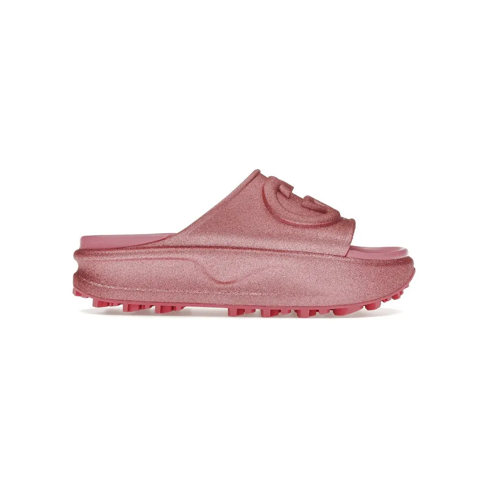 Gucci Interlocking G Slide Metalic Rose (725541 JAAC8 5914)