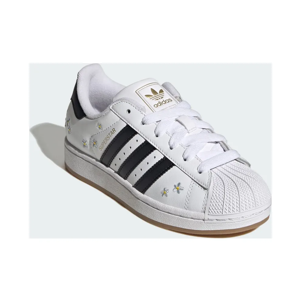 Adidas SUPERSTAR II Shoes Cloud White / Core Black / Gum (KK3377)