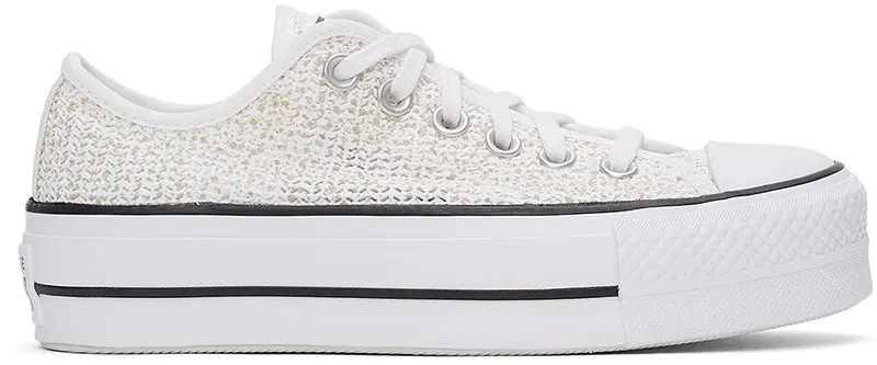 Converse Ademende Platform Chuck Taylor All Star Low Top White/black/white (570792C)