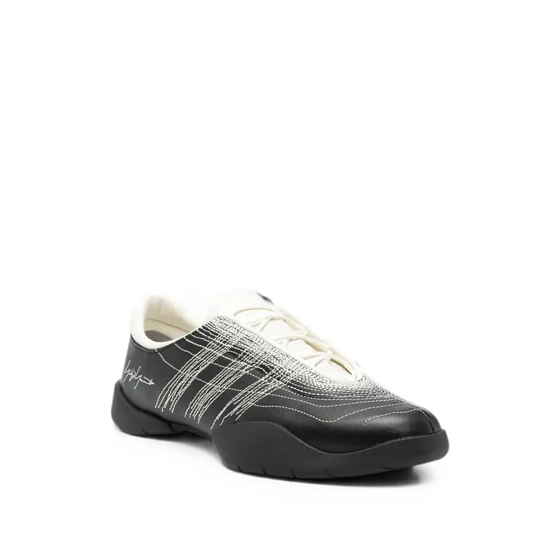 Y-3 Regu Embroidered Low-top “Black” (KH9347)