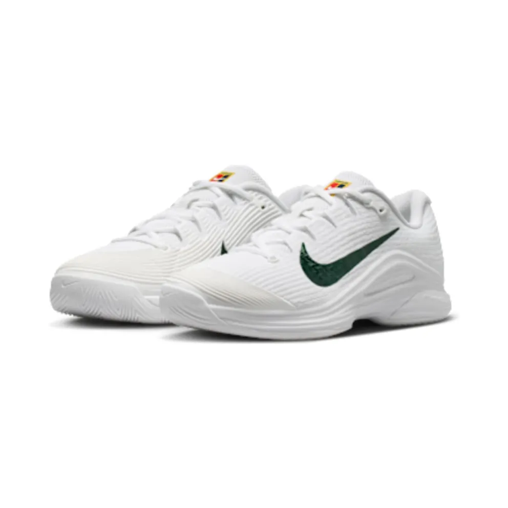 Nike Zoom Vapor 12 PRM Hard Court “White / University Gold / University Red / Gorge Green” (IR0651-100)