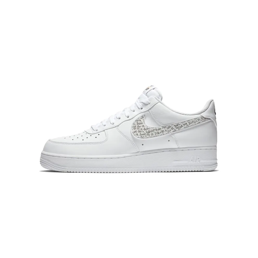 Nike Air Force 1 Low Just Do It Pack White White/White-Black-Total Orange (BQ5361-100)